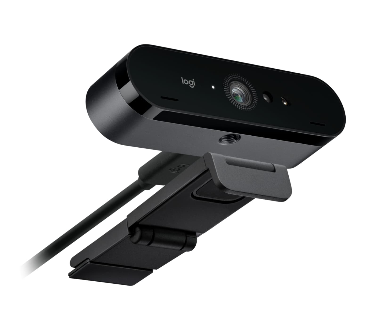 Logitech BRIO 4K - Câmara streaming ao vivo - a cores - 13 MP - 4096 x 2160 - áudio - USB-C