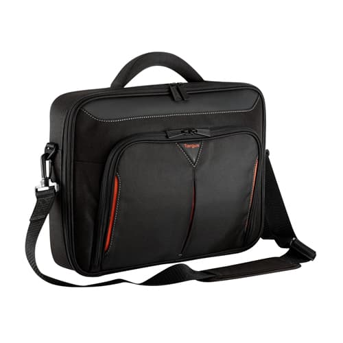 Targus Classic+ Clamshell - Estojo para notebook - 15" - 15.6" - preto, vermelho