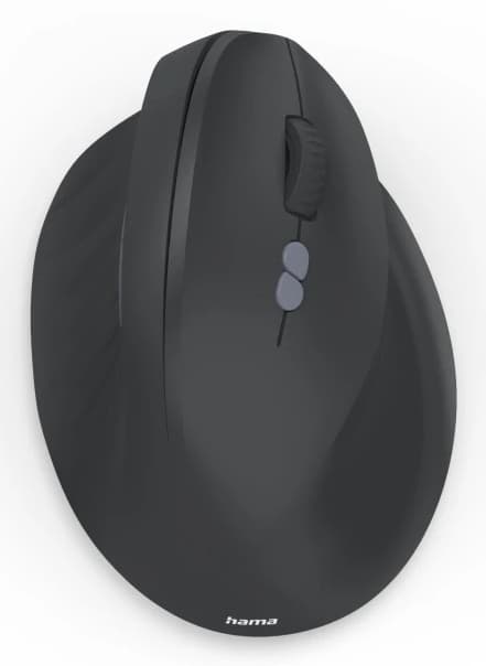 HAMA Ergonomic Vertical Mouse Multi-Device Wireless Battery black EWM-600R
