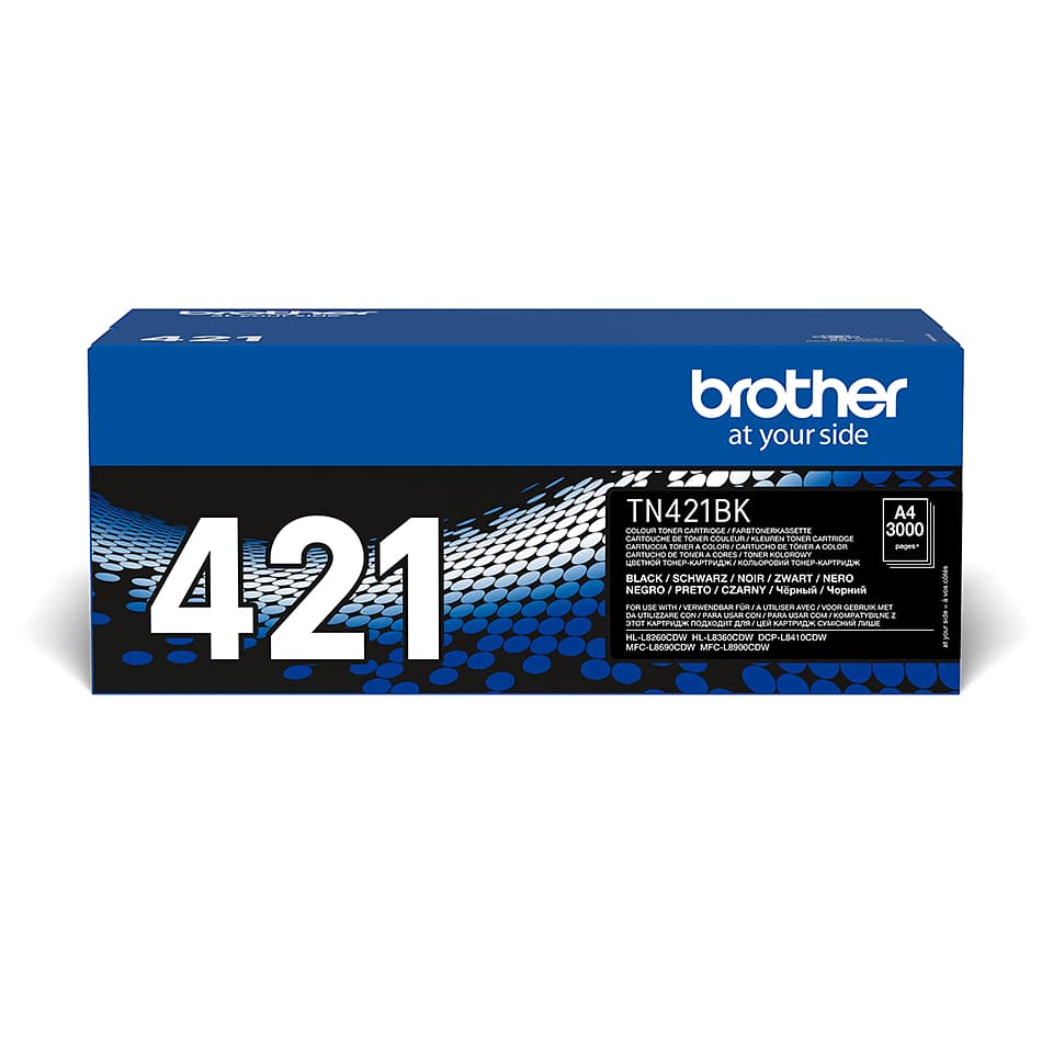 BROTHER TN421BK Toner Cartridge Black for HL-L8260CDW L8360CDW
