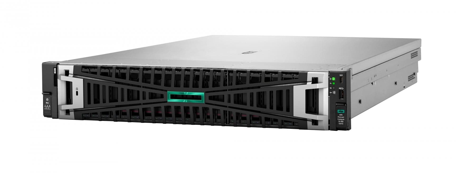 HPE ProLiant Compute DL380 Gen12 - Servidor - montável em bastidor 2U - 2-way - 1 x Xeon 6505P / até 4.1 GHz - RAM 64 GB - hot-swap (permuta) 2.5" compartimento(s) - HDD 2 x 8 TB - sem SO - monitor: nenhum