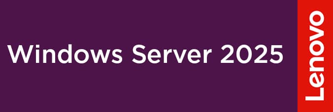 Microsoft Windows Server 2025 - Licença - 1 utilizador CAL - para ThinkSystem SR250 V3, SR630 V3, SR650 V3, ST250 V3, ST50 V3