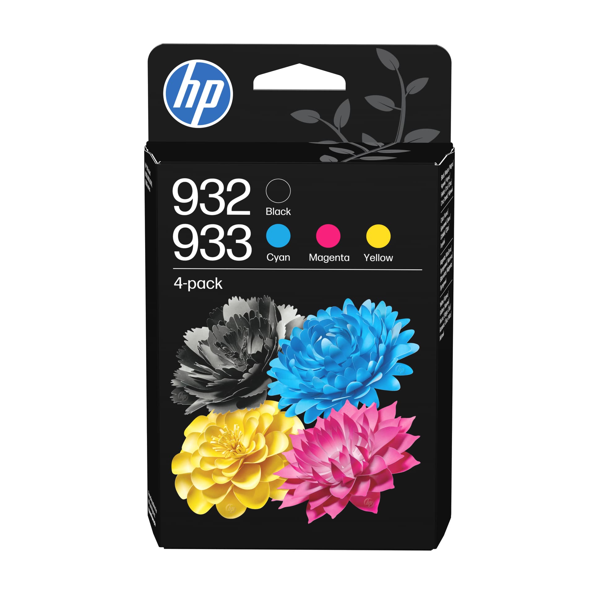 HP 932/3 CMYK Original Ink Cartridge 4-Pack