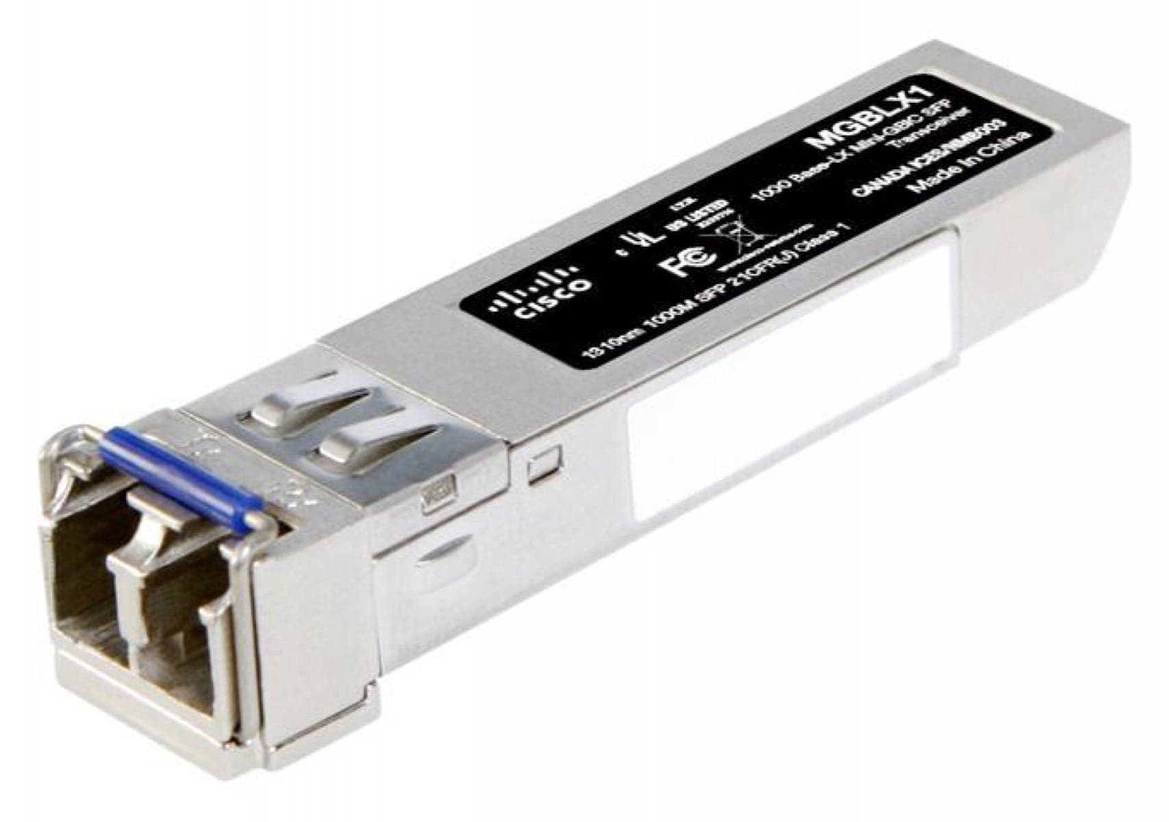Cisco Small Business MGBLX1 - Módulo de transceptor SFP (mini-GBIC) - 1GbE - 1000Base-LX - monomodo LC - até 10 km - 1310 nm - para Business 110 Series, 220 Series, 350 Series, Small Business SF350, SF352, SG250, SG350
