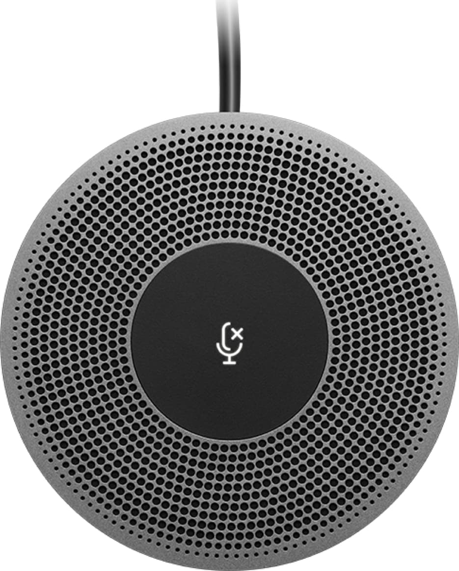 Logitech EXPANSION MIC FOR MEETUP - Microfone - para Small Room Solution for Google Meet, for Microsoft Teams Rooms, for Zoom Rooms