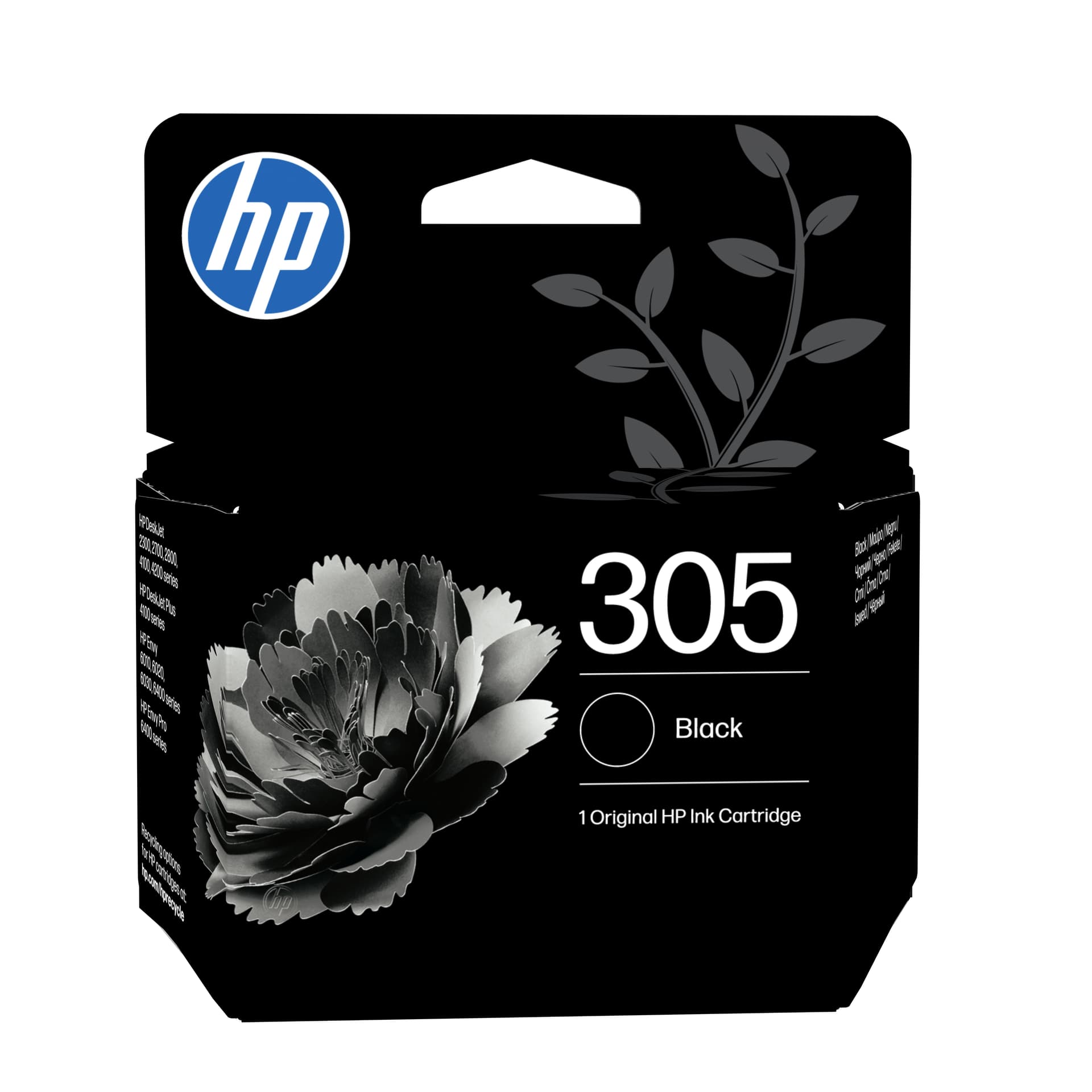 HP 305 2-Pack Tri-color/Black Original Ink Cartridge