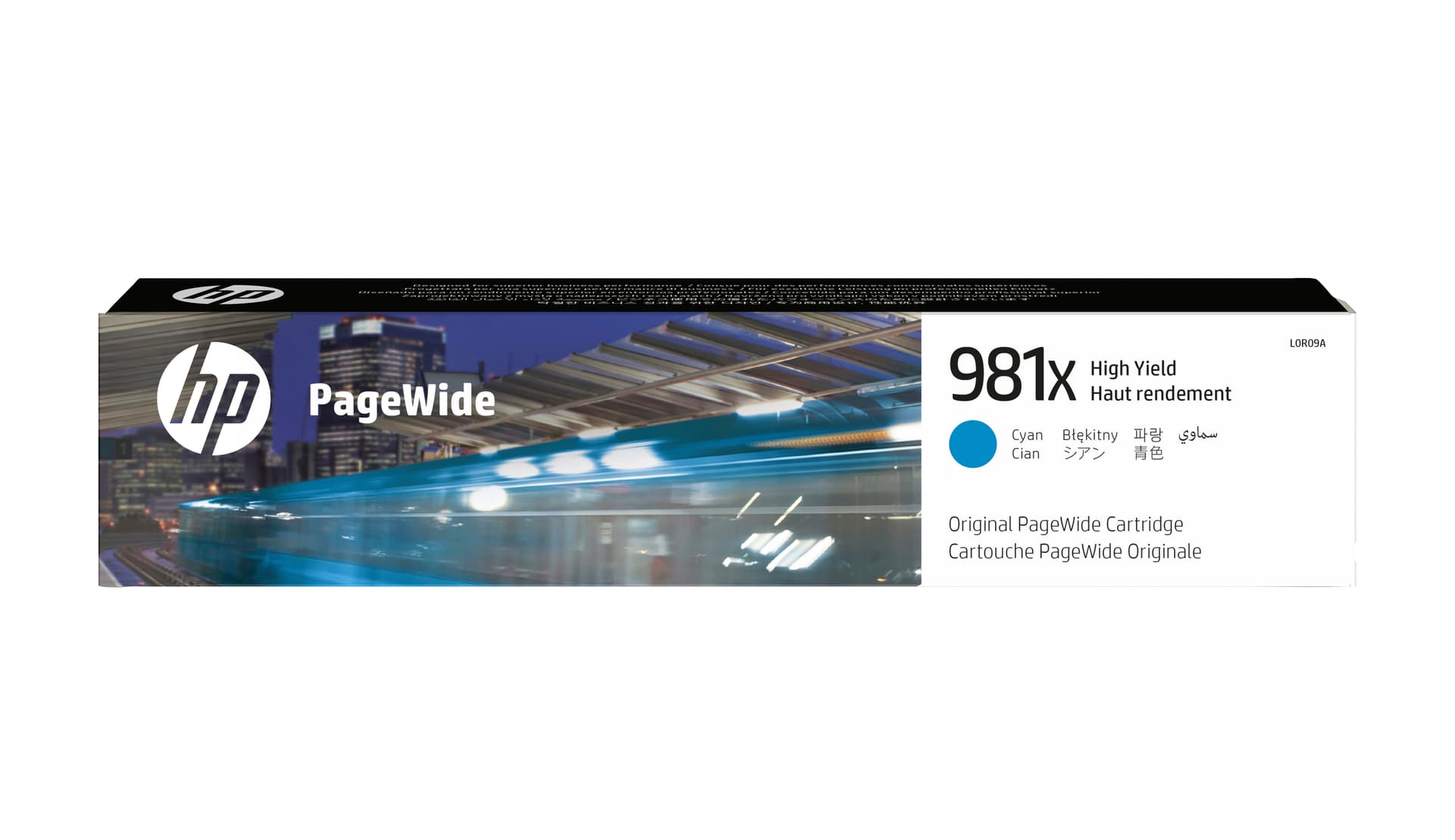 HP 981X - 116 ml - Alto Rendimento - azul cyan - original - PageWide - tinteiro - para PageWide Enterprise Color MFP 586, PageWide Managed Color E55650