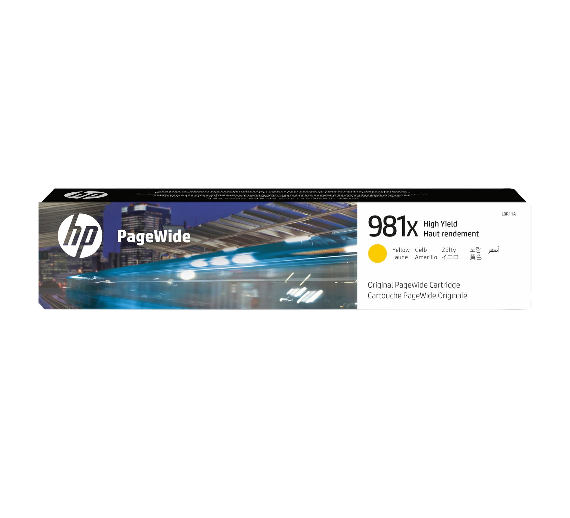 HP 981X - 116 ml - Alto Rendimento - amarelo - original - PageWide - tinteiro - para PageWide Enterprise Color MFP 586, PageWide Managed Color E55650