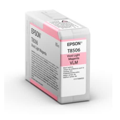 EPSON Singlepack Vivid Light Magenta T85060N UltraChrome HD ink 80ml