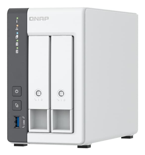 QNAP TS-216G - Servidor NAS - 2 baias - SATA 6Gb/s - RAID (expansão de disco rígido) JBOD, 0, 1 - RAM 4 GB - 2.5 Gigabit Ethernet - iSCSI assistência