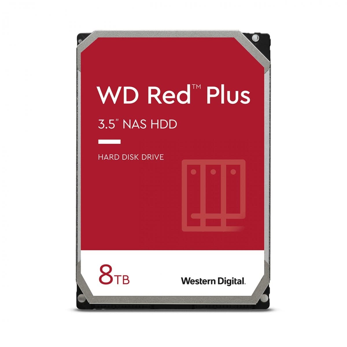 WD HDD 3.5" 8TB 256MB 5640RPM SATA 6 RED PLUS NAS