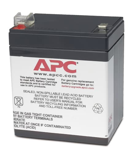 APC Replacement Battery Cartridge #46 - Bateria UPS - 1 bateria x - ácido de chumbo - para Back-UPS ES 350, 500