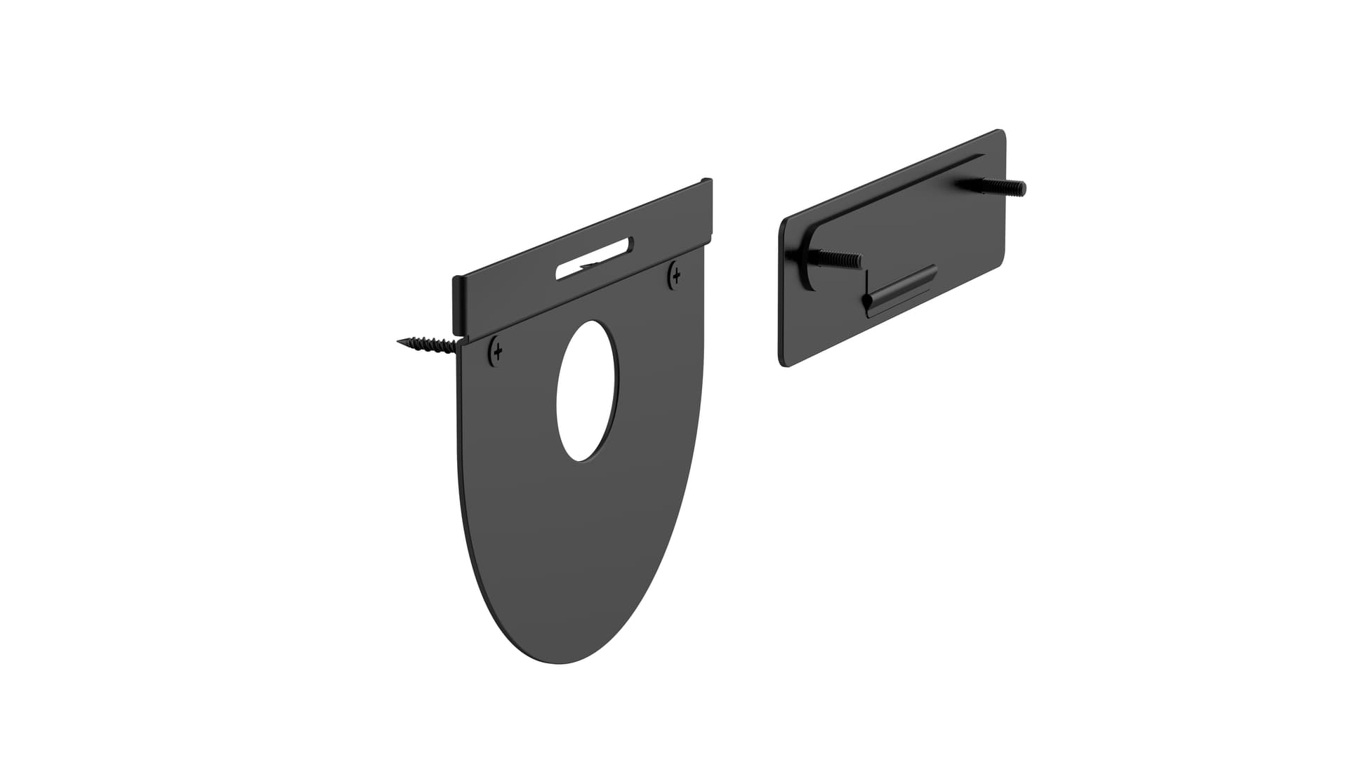 Logitech Tap Wall Mount - Kit de montagem de controlador de vídeo conferência - para Room Solution Base Bundle, Huddle, Large, Tap