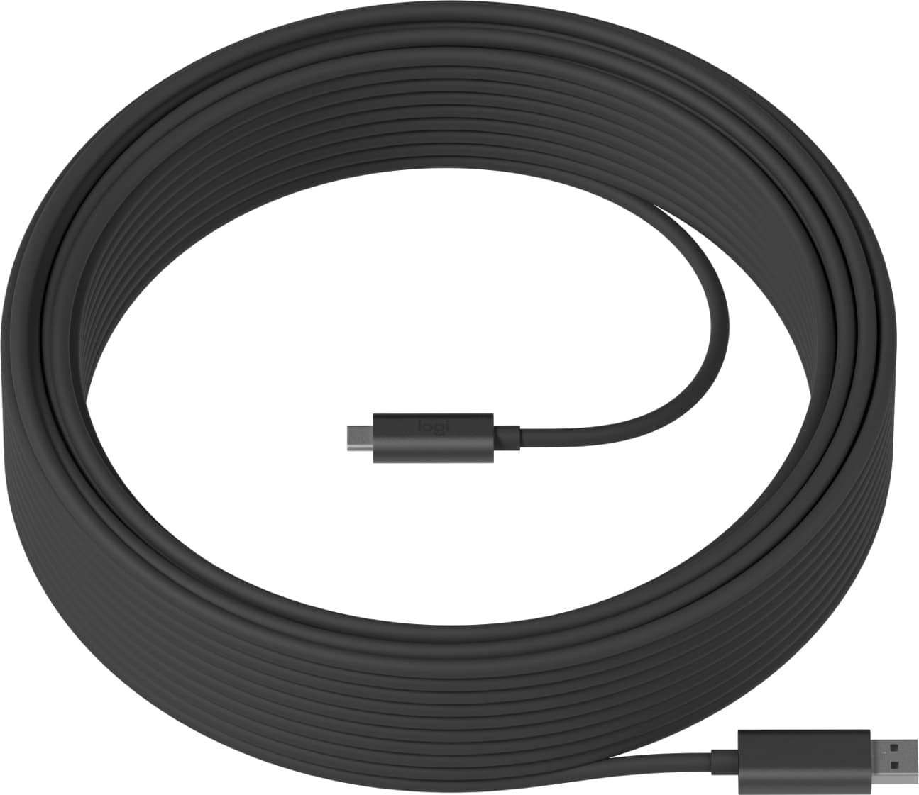 Logitech Strong - Cabo USB - USB Tipo A (M) para USB-C (M) - USB 3.2 Gen 2 - 25 m - câmara, Active Optical Cable (AOC) - para Room Solution Huddle, Large