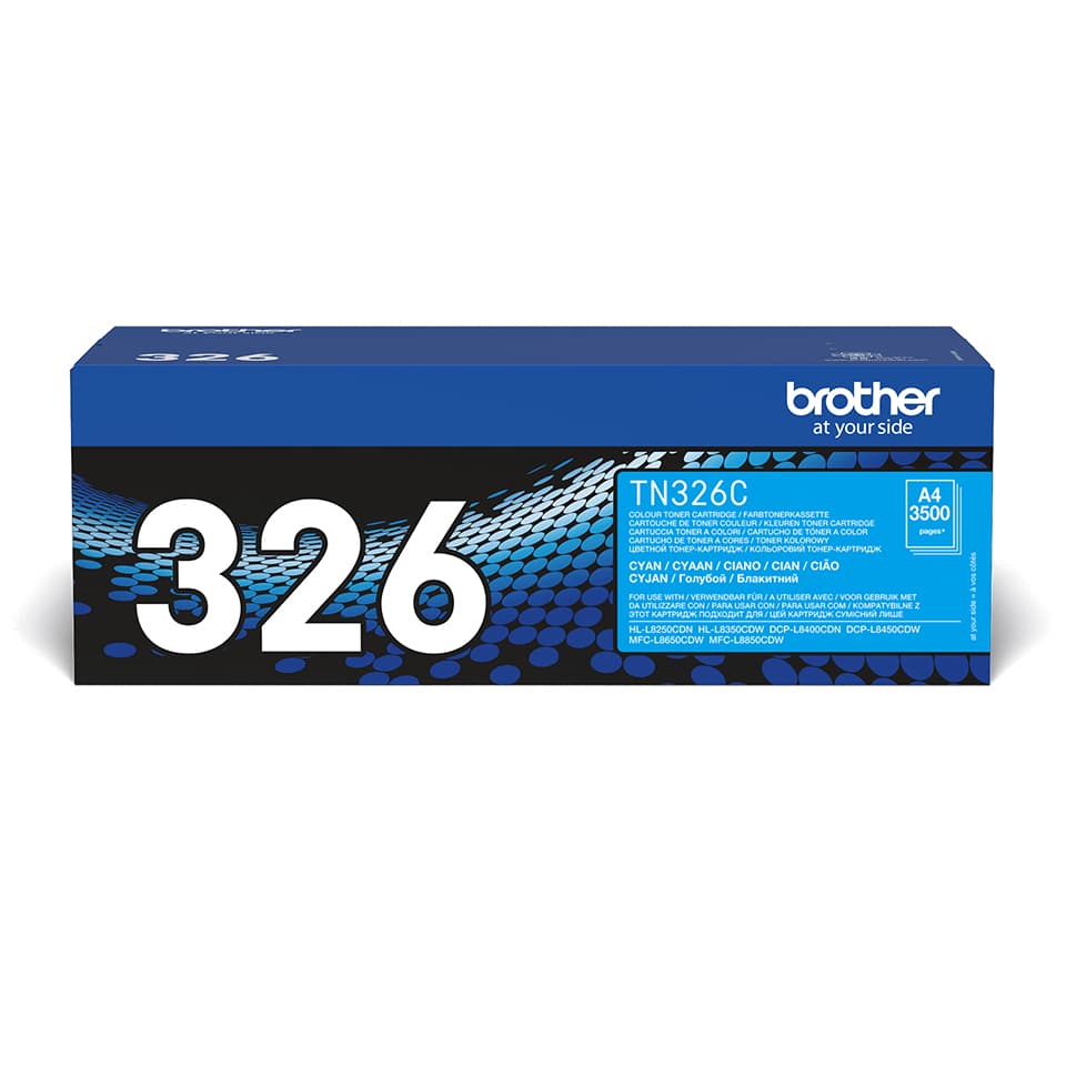 BROTHER TN-326C toner cartridge cyan high capacity 3.500 pages 1-pack