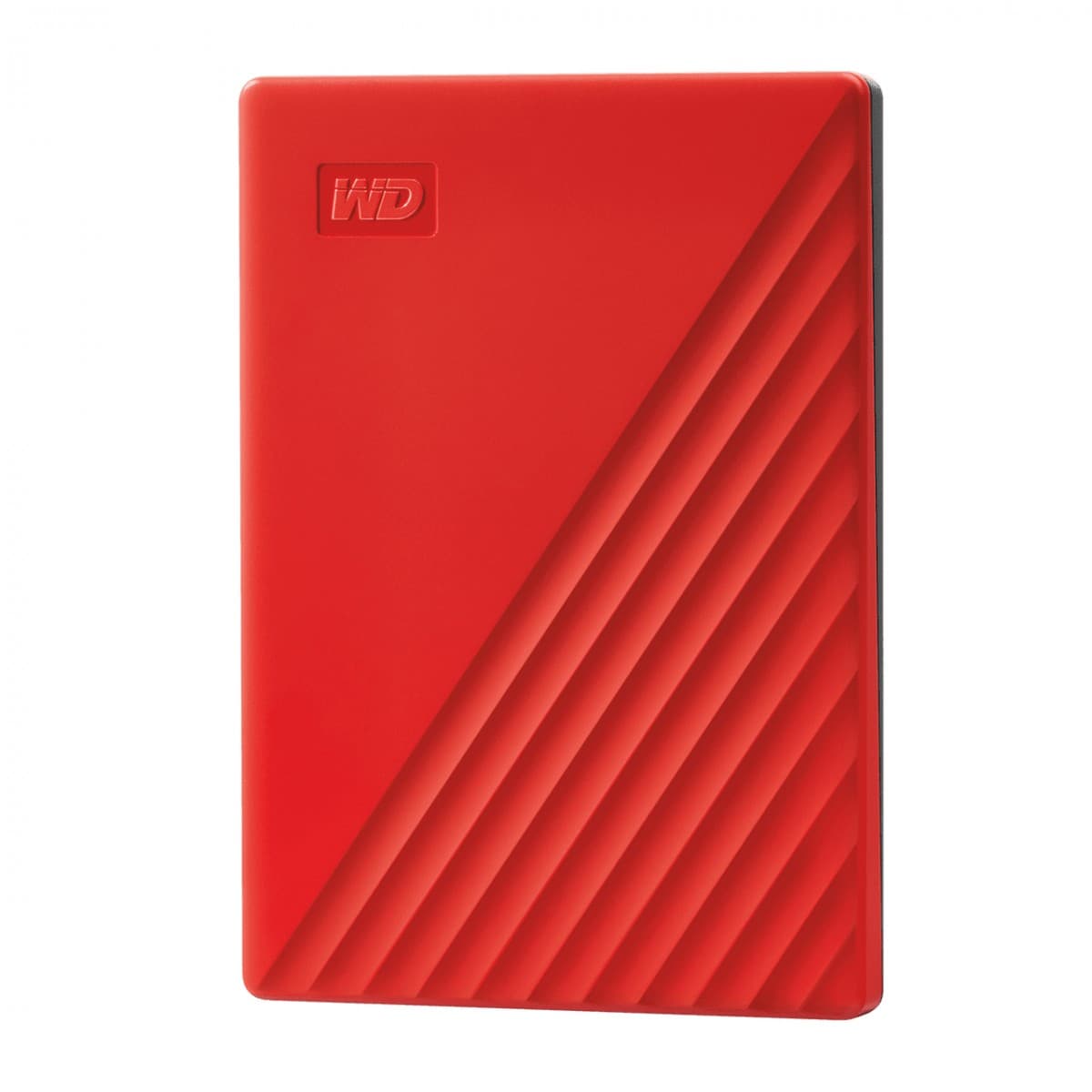 WD My Passport WDBPKJ0040BRD - Disco rígido - encriptado - 4 TB - externa (portátil) - USB 3.2 Gen 1 - 256-bits AES - vermelho