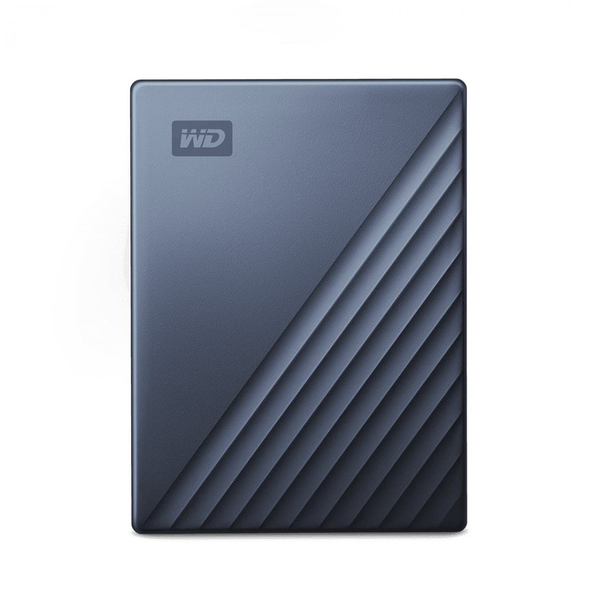 WD My Passport Ultra WDBFTM0050BBL - Disco rígido - encriptado - 5 TB - externa (portátil) - USB 3.1 (USB C conector) - 256-bits AES - azul