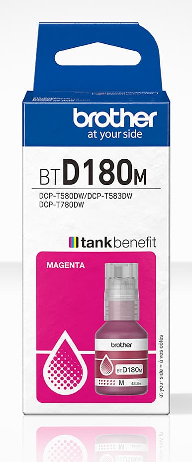 BROTHER Magenta ink bottle yield up to 5.000 pages