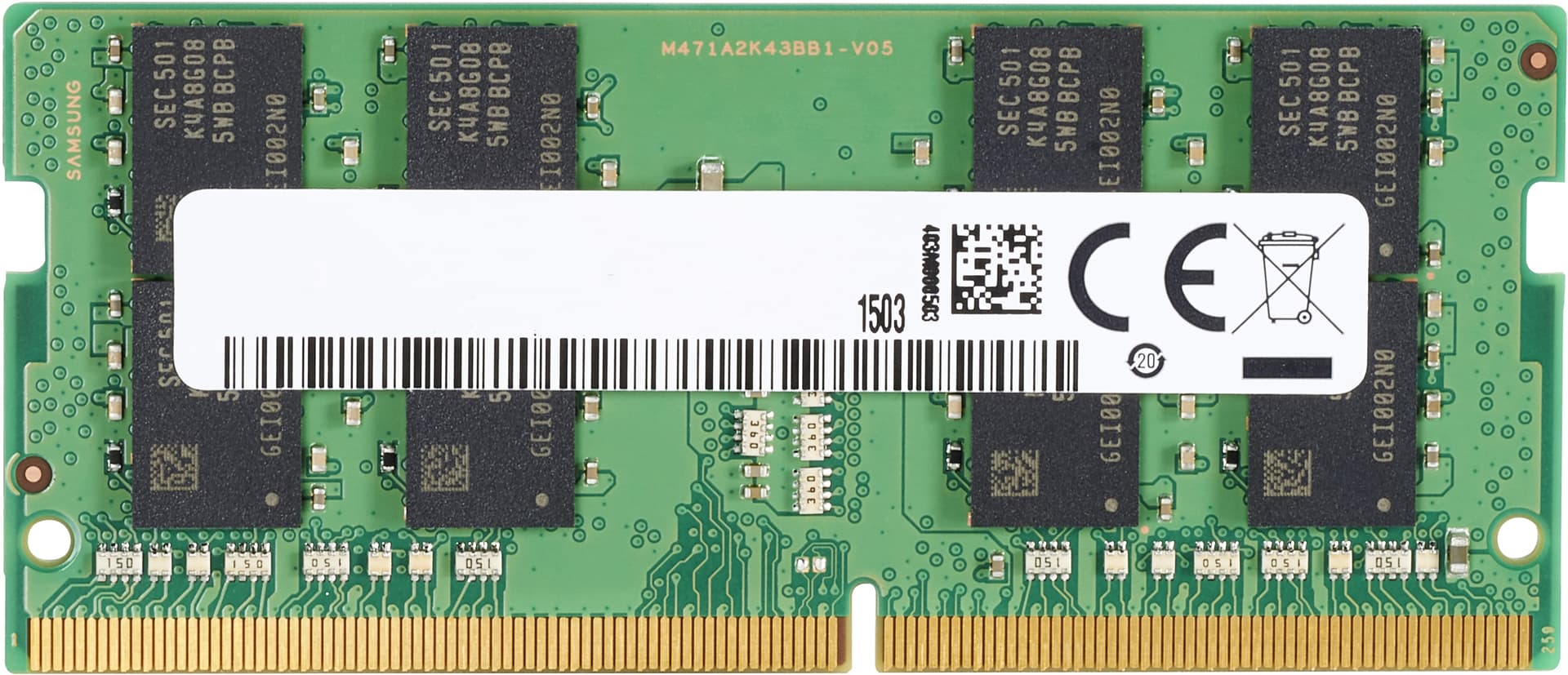 HP - DDR4 - módulo - 4 GB - SO DIMM 260-pinos - 3200 MHz / PC4-25600 - 1.2 V - unbuffered - sem ECC - para HP 340 G7, EliteBook 640 G9, 650 G9, 655 G9, 830 G8, 835 G7, 835 G8, 840 G8, 845 G8, 850 G8, 855 G8, ProBook 445 G7, 450 G7, 450 G9, 455 G7, 45
