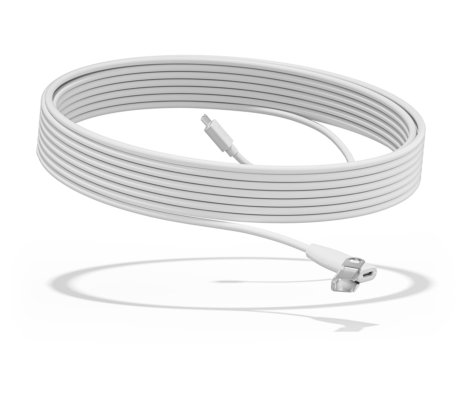 Logitech Rally Mic Pod Extension Cable - Cabo de extensão de microfone - 10 m - câmara - para Rally Mic Pod, Rally Bar, Bar Mini, Plus, Room Solution Large