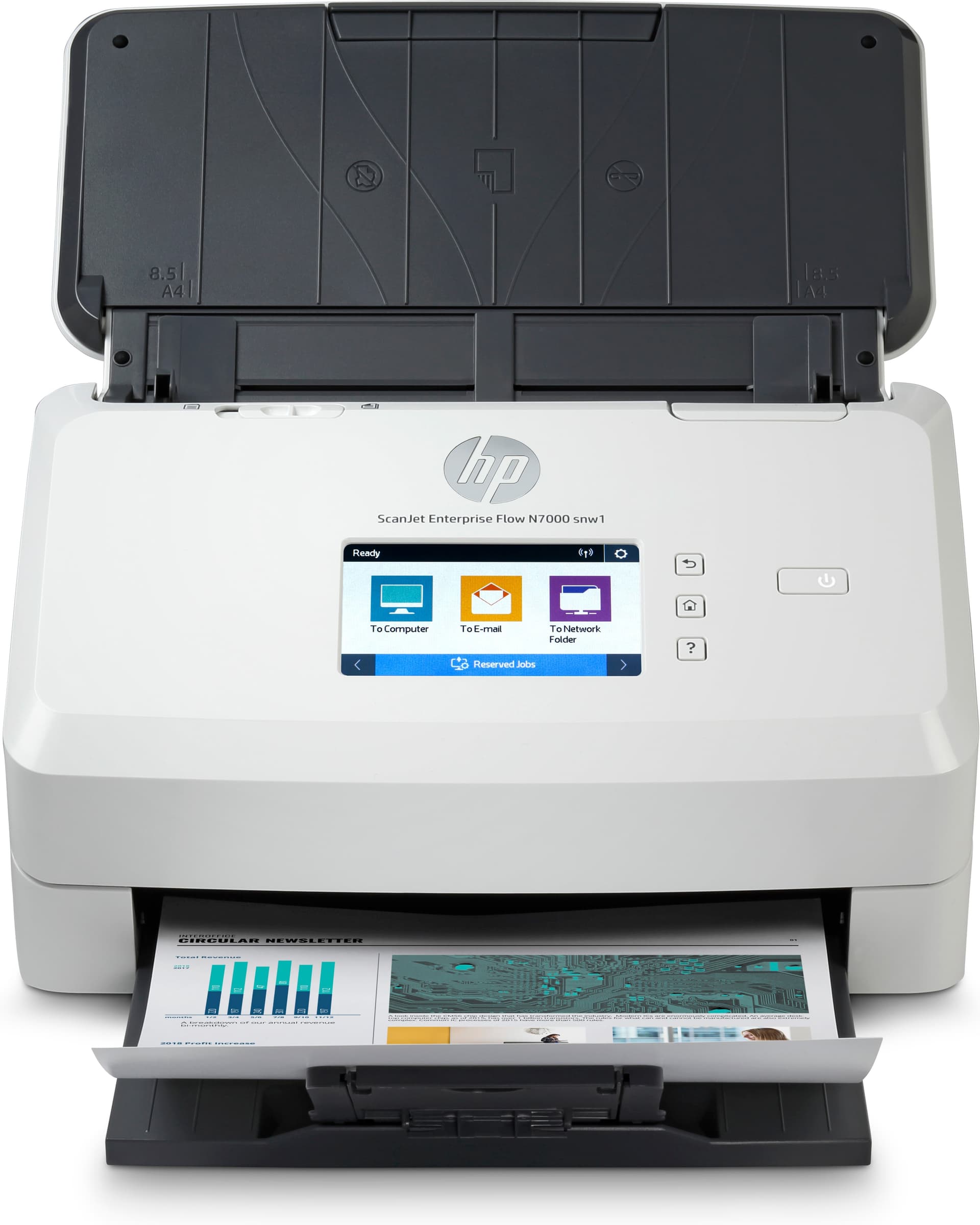 HP Scanjet Enterprise Flow N7000, 7,11 cm (2.8"), 240 x 320 pixels