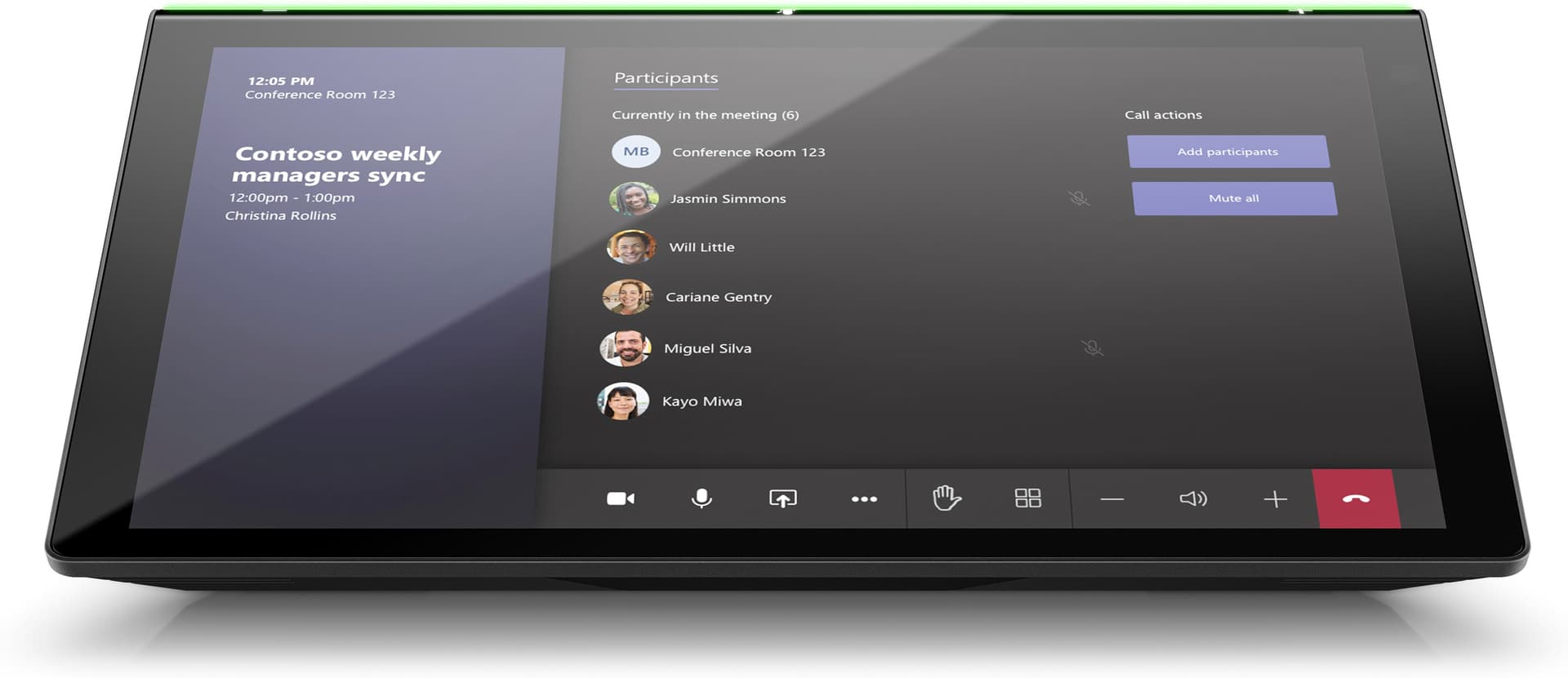 HP Presence Small Space Solution w/Microsoft Teams Rooms, Intel® Core™ i5, 20,3 cm (8"), 1280 x 800 pixels, 8 GB, 256 GB, Windows 10 IoT Enterprise
