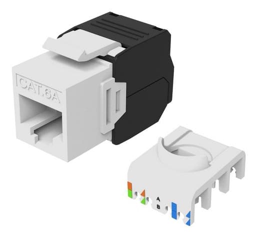 EQUIP CONECTOR KEYSTONE CAT6A UTP TOOLLESS PACK 8 UNID