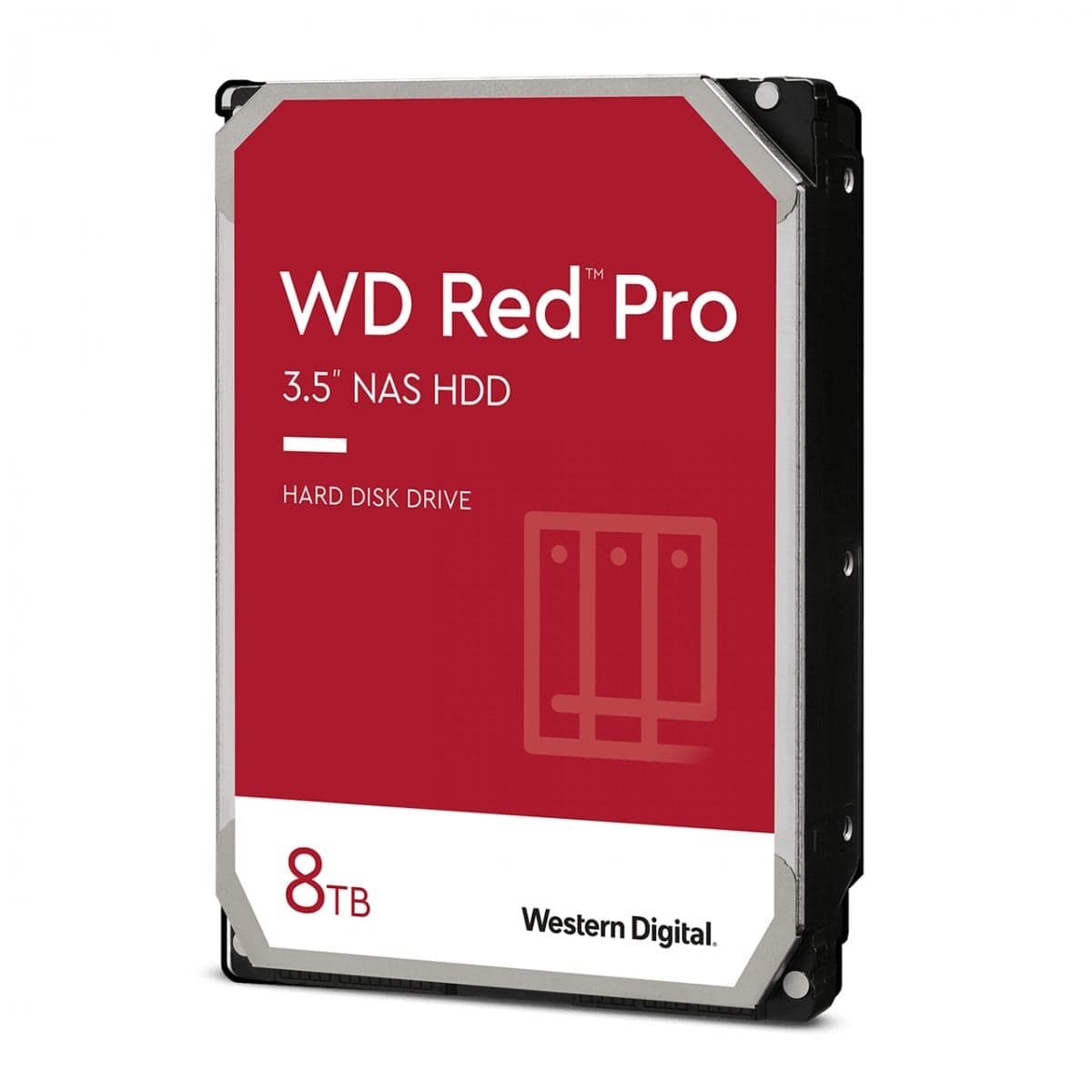 WD HDD 3.5" 8TB 256MB 7200RPM SATA 6GB/S RED PRO NAS