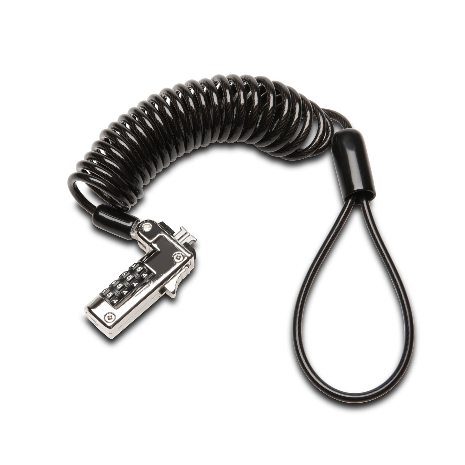 Kensington Slim Portable - Trancamento do cabo de segurança - combinação, para slot normal - 1.8 m