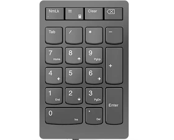 Lenovo Go Wireless Numeric Keypad - Teclado - sem fios - 2.4 GHz - interruptor: Chave-Tesoura - cinza temporal - retalho - para ThinkPad T16 Gen 4 21QN