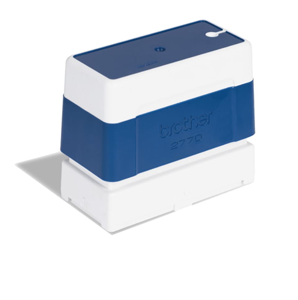 Brother 2770 - Carimbo - pré-tintado - azul - texto personalizado - 27 x 70 mm (pacote de 6) - para StampCreator PRO SC-2000, PRO SC-2000USB