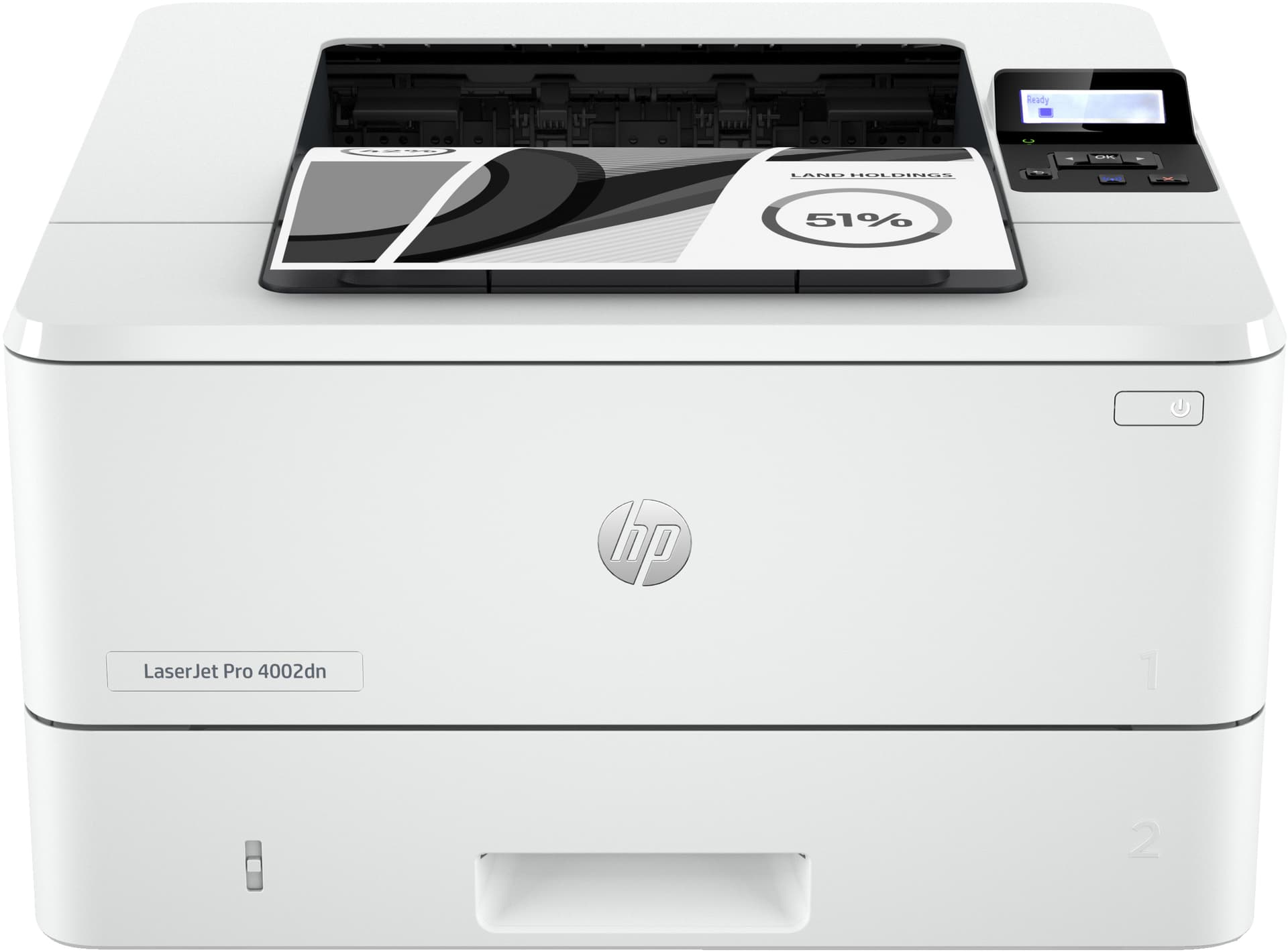 HP LaserJet Pro 4002dn - Impressora - P/B - Duplex - laser - A4/Legal - 4.800 x 600 dpi - até 40 ppm - capacidade: 350 folhas - USB 2.0, Gigabit LAN