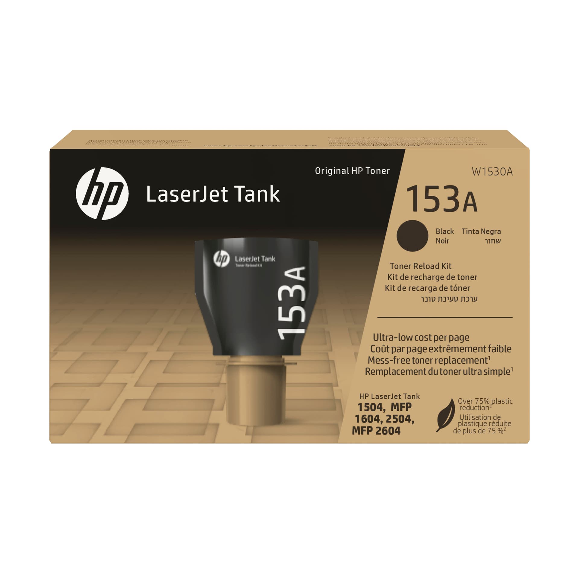 HP 153A - Preto - original - LaserJet - cartucho de toner (W1530A) - para LaserJet Tank MFP 1602w, MFP 1604w, MFP 2602dn, MFP 2604sdw, MFP 2606dn, MFP 2606sdw