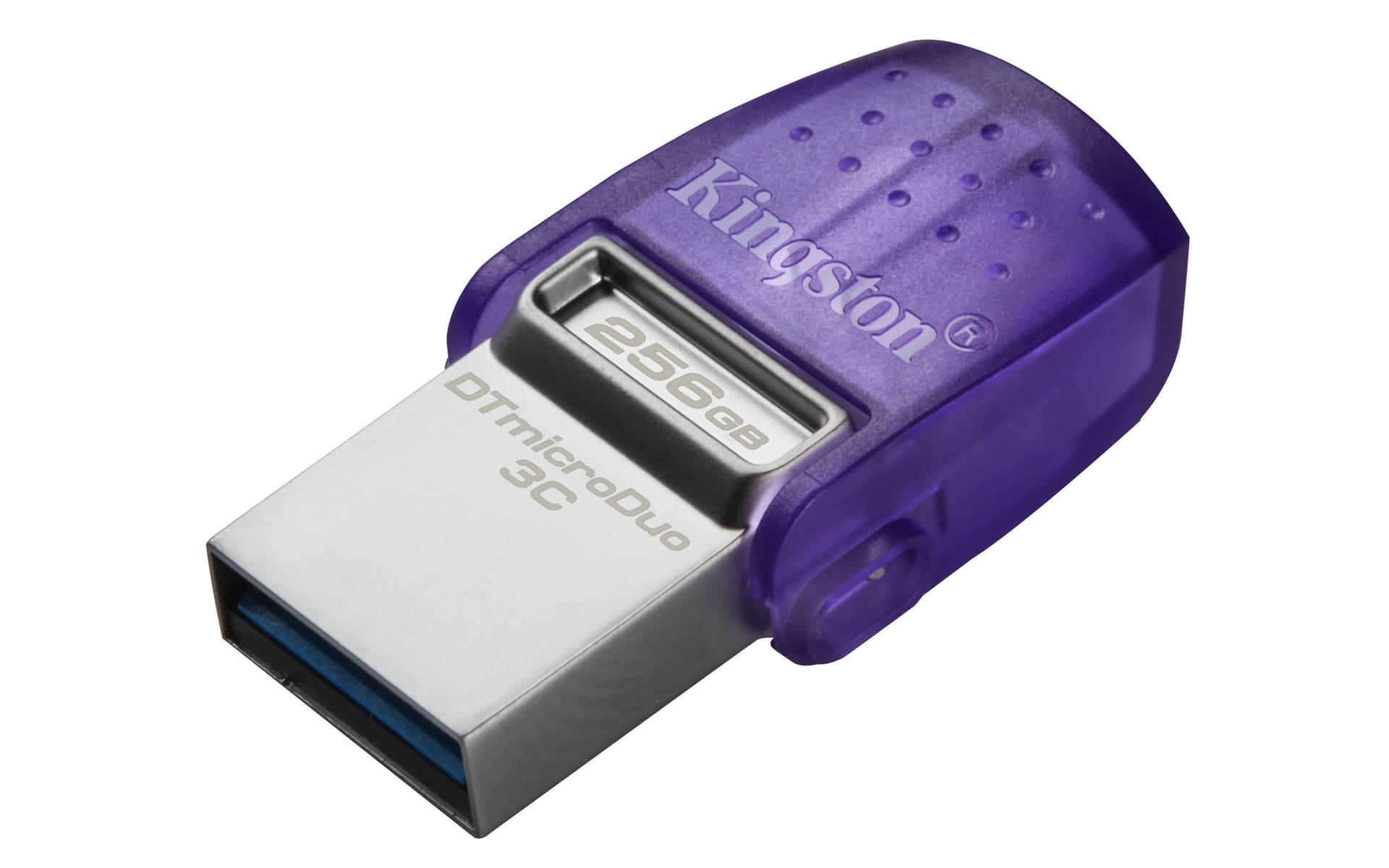 Kingston DataTraveler microDuo 3C - Drive flash USB - 256 GB - USB 3.2 Gen 1 / USB-C