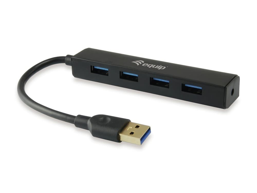 EQUIP LIFE HUB 4PORT USB 3.0 BLACK