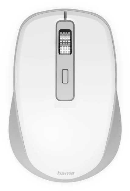 HAMA Multi-Device Mouse Wireless Radio/Bluetooth 7 Buttons white WM-450