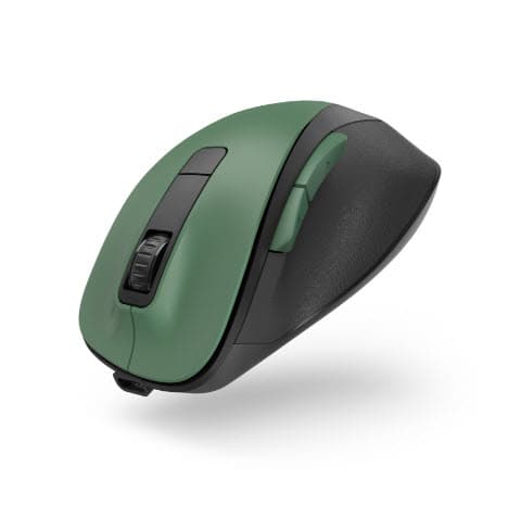 HAMA MW-500 V2 WIRELESS 6-BUTTON MOUSE WITH BATTERY, USB-C, GREEN - 173035