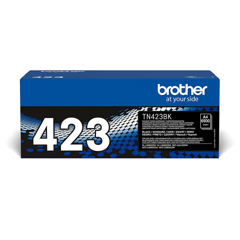 BROTHER TN423BK Toner Cartridge Black High Capacity 6.500 pages for Brother HL-L8260CDW L8360CDW