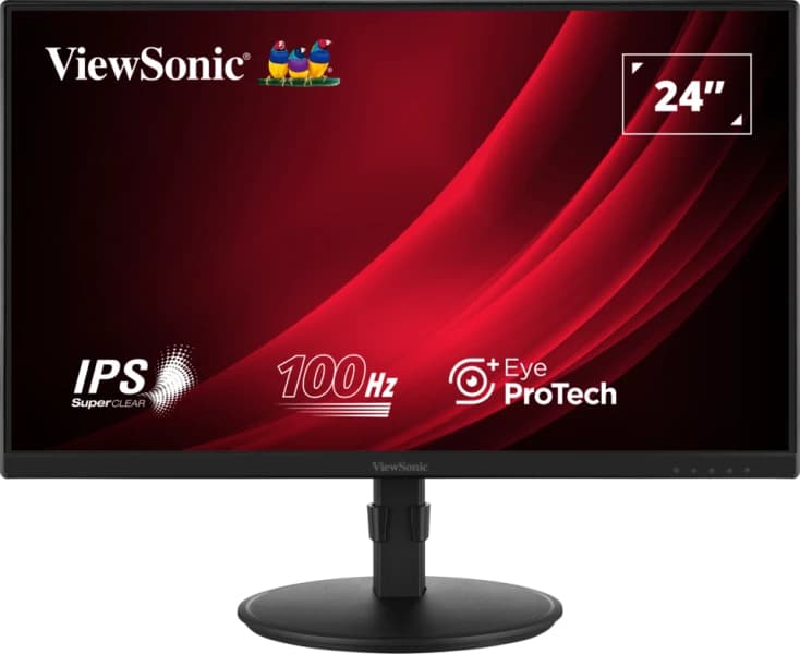 VIEWSONIC MONITOR IPS 24" 16:9 FHD 100HZ VGA HDMI DP HAS VA2408-HDJ