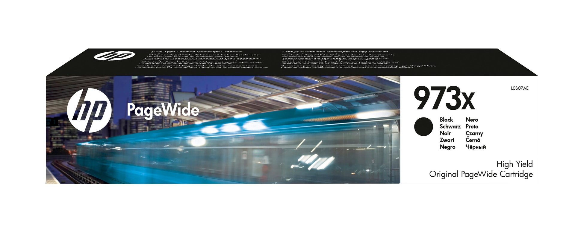 HP Consumível PageWide Original 973X Preto de elevado rendimento