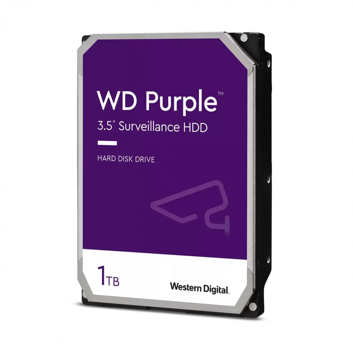 WD HDD 3.5" 1TB 64MB CMR SURVEILLANCE PURPLE