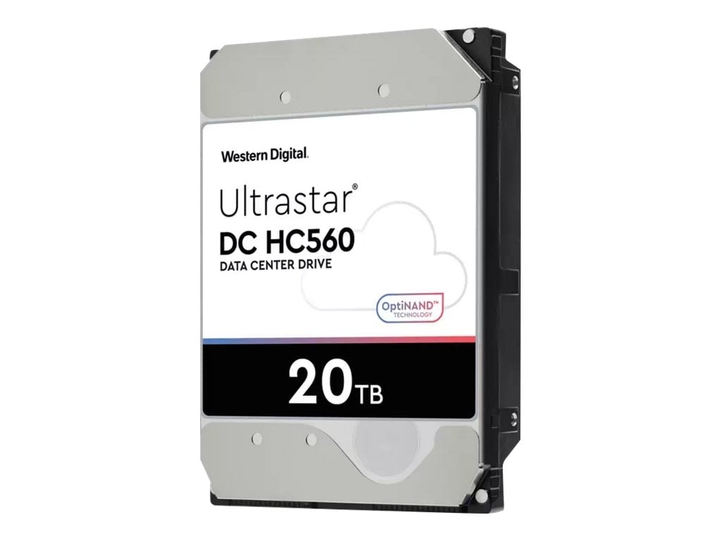 WD Ultrastar DC HC560 - Disco rígido - 20 TB - interna - 3.5" - SAS 12Gb/s - 7200 rpm - buffer: 512 MB, imagem 1
