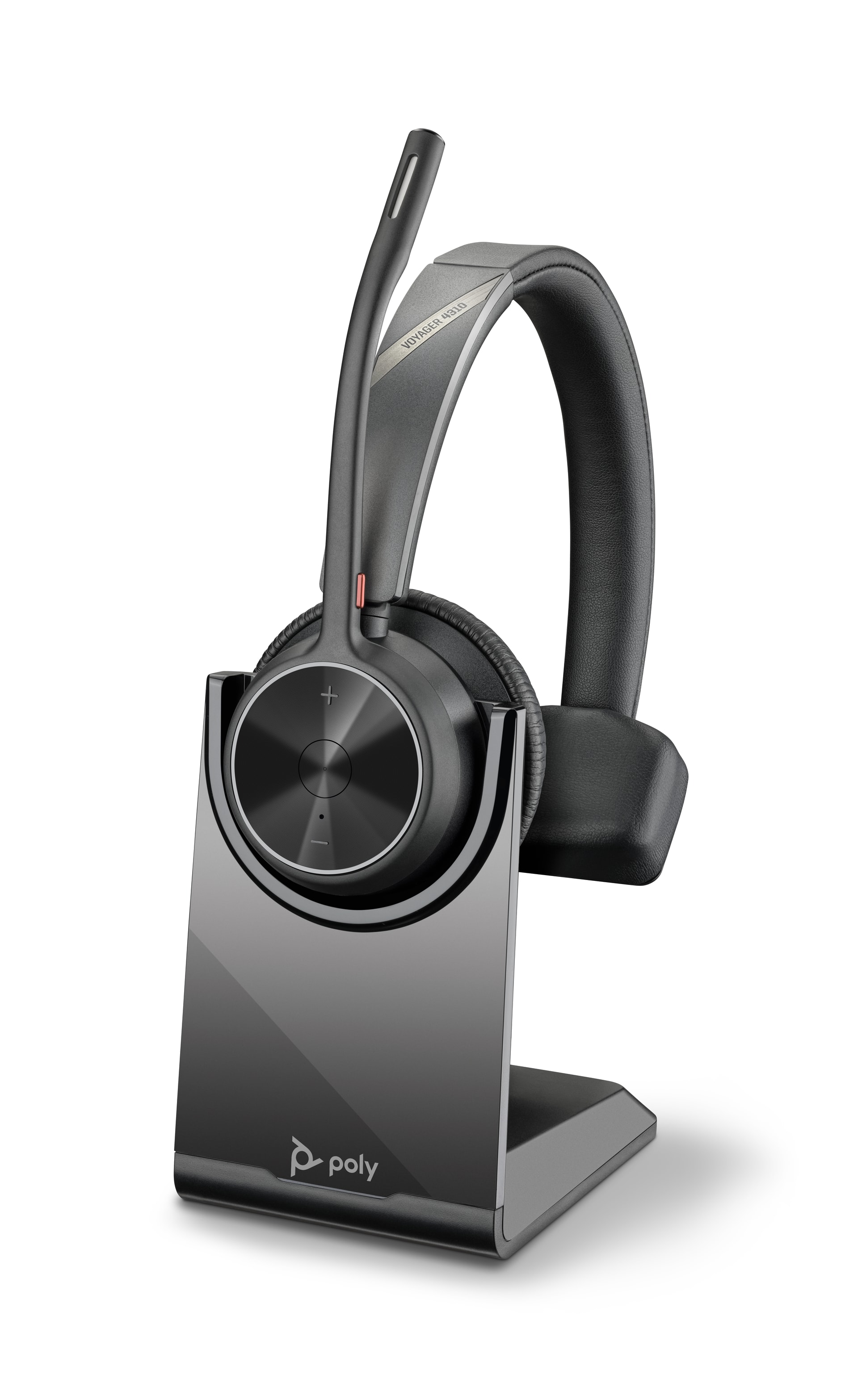 HP Poly Headset monoaural Poly Voyager 4310 UC + Adaptador USB-A BT700 + Base de carregamento, imagem 1
