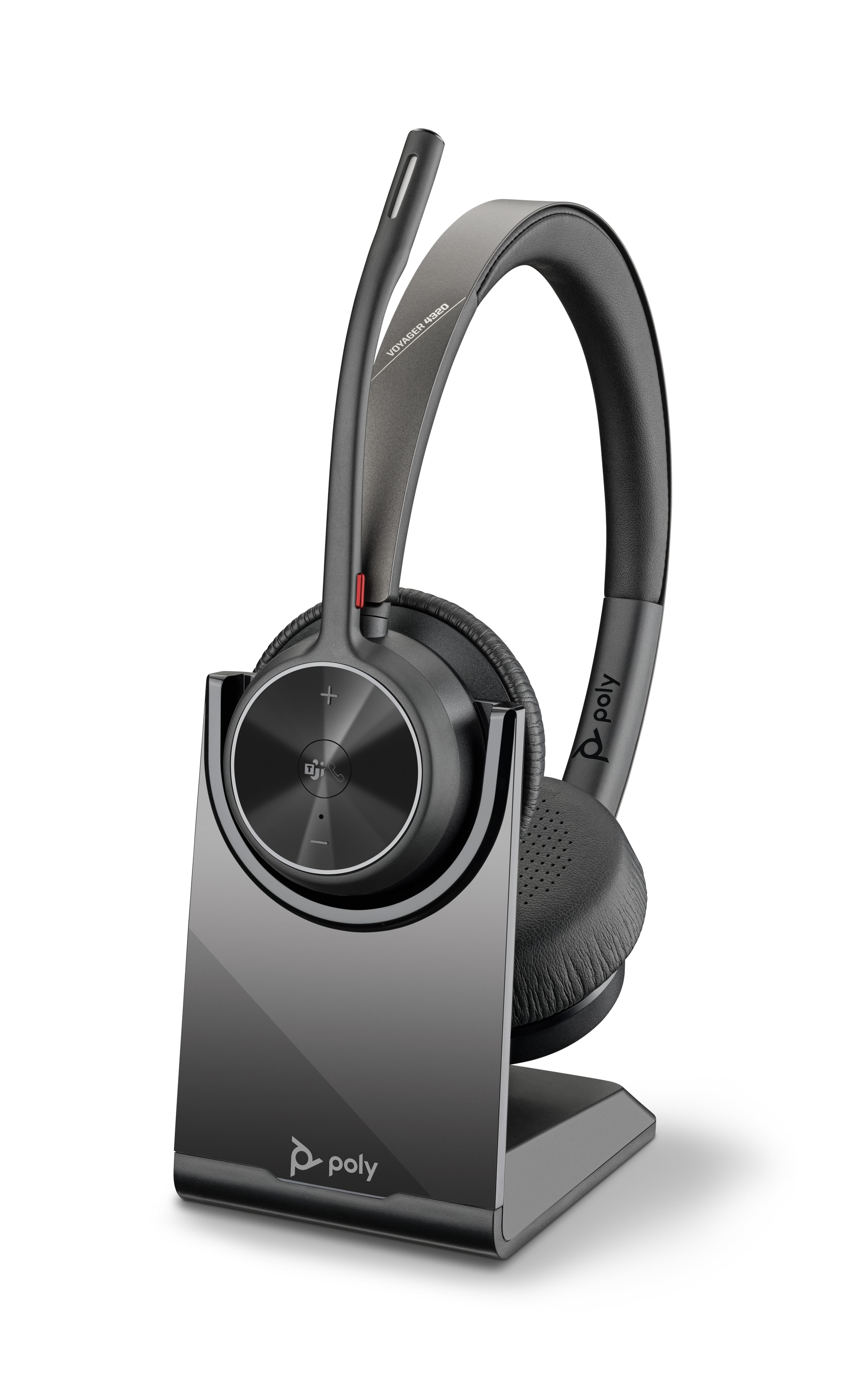 HP Poly Headset Poly Voyager 4320-M certificado para Microsoft Teams + Dongle BT700 + Base de carregamento, imagem 1
