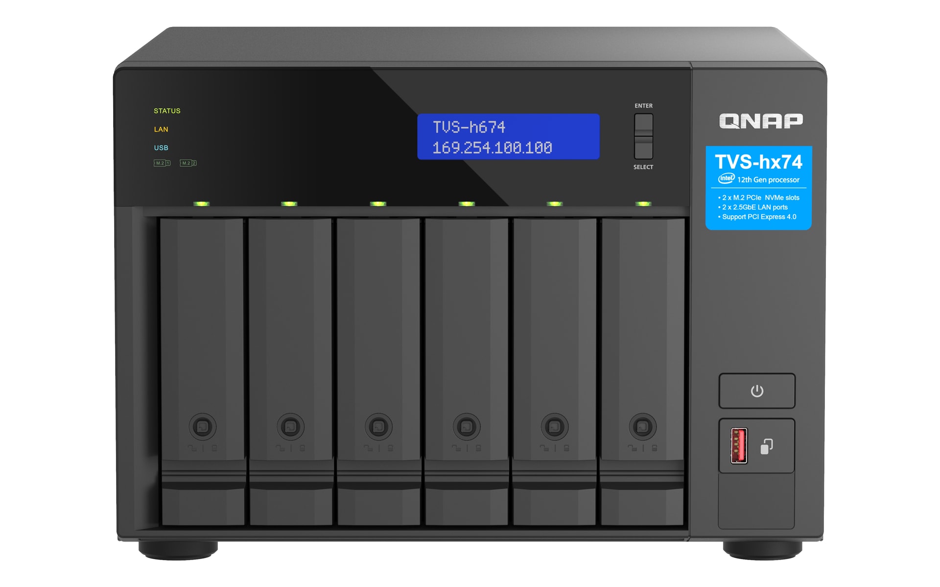 QNAP TVS-h674, imagem 1