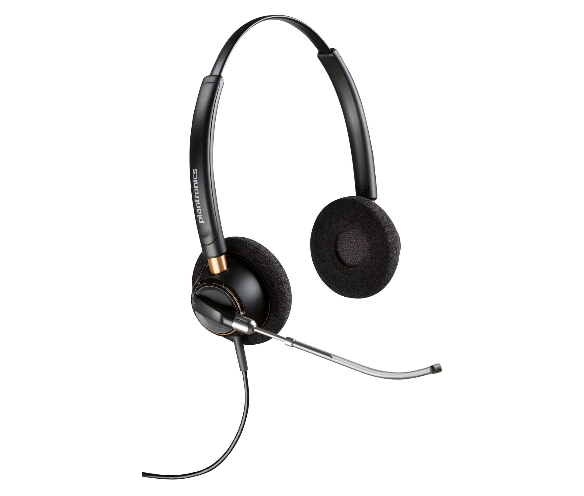 HP Poly Headset binaural Poly EncorePro 520V + Tubo de voz + Quick Disconnect, imagem 1