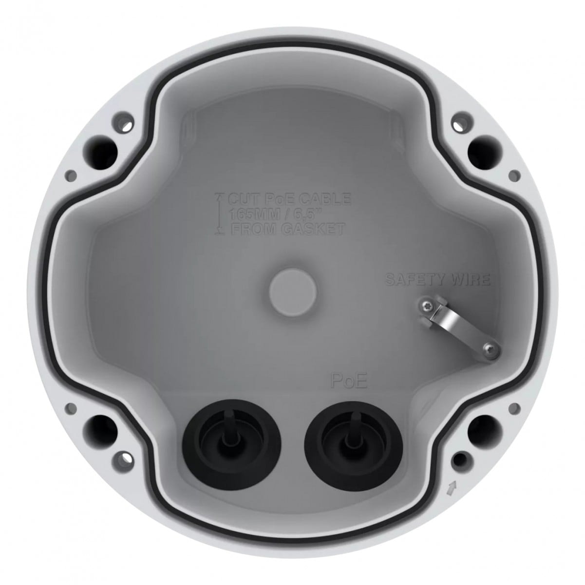 AXIS TP1602-E - Caixa traseira do conduto da câmara - exterior - branco - para AXIS P1455-LE, P1465-LE, P1465-LE-3, P1467-LE, P1468-LE, imagem 1