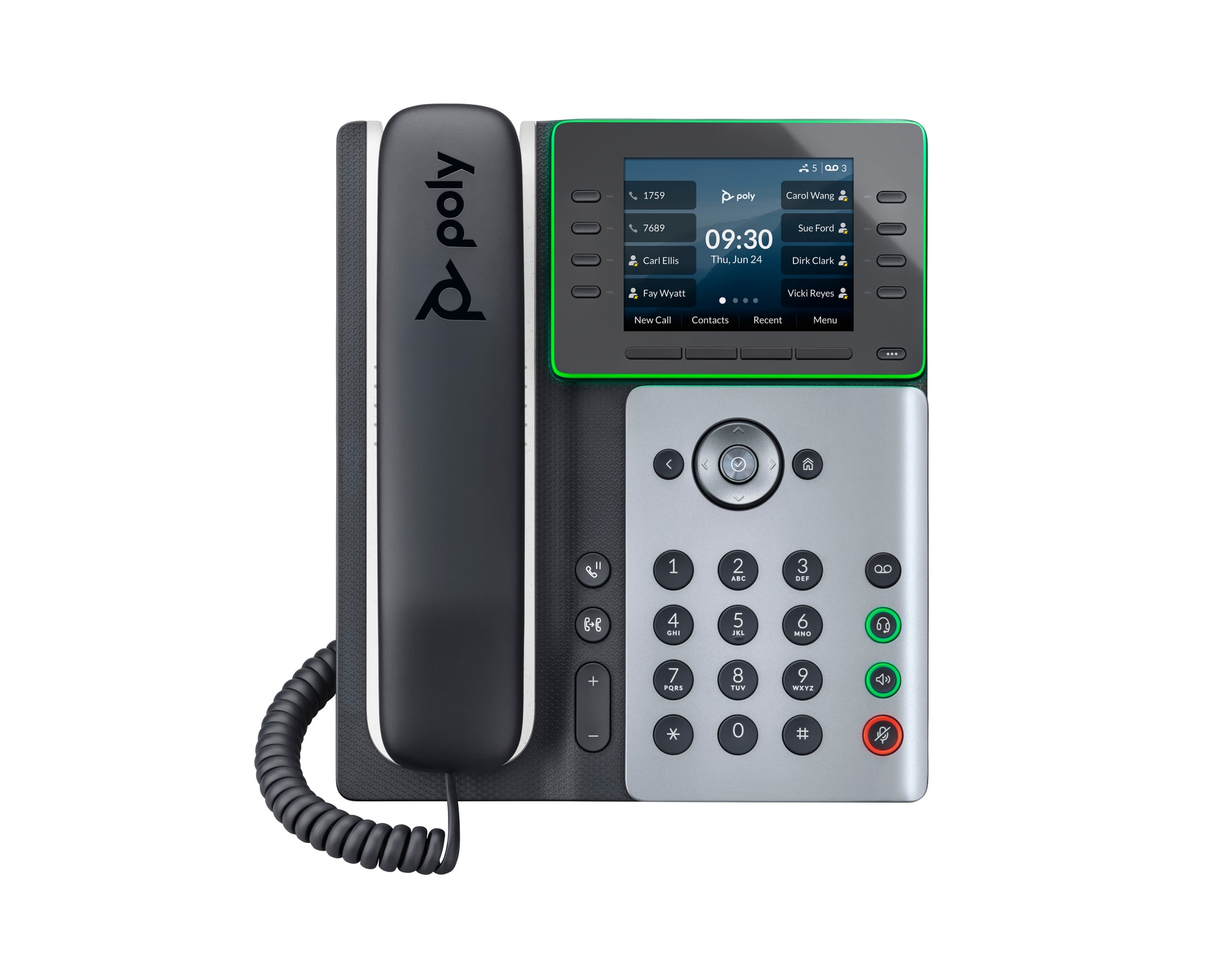 HP Poly Telefone IP Poly Edge E350 com PoE, imagem 1