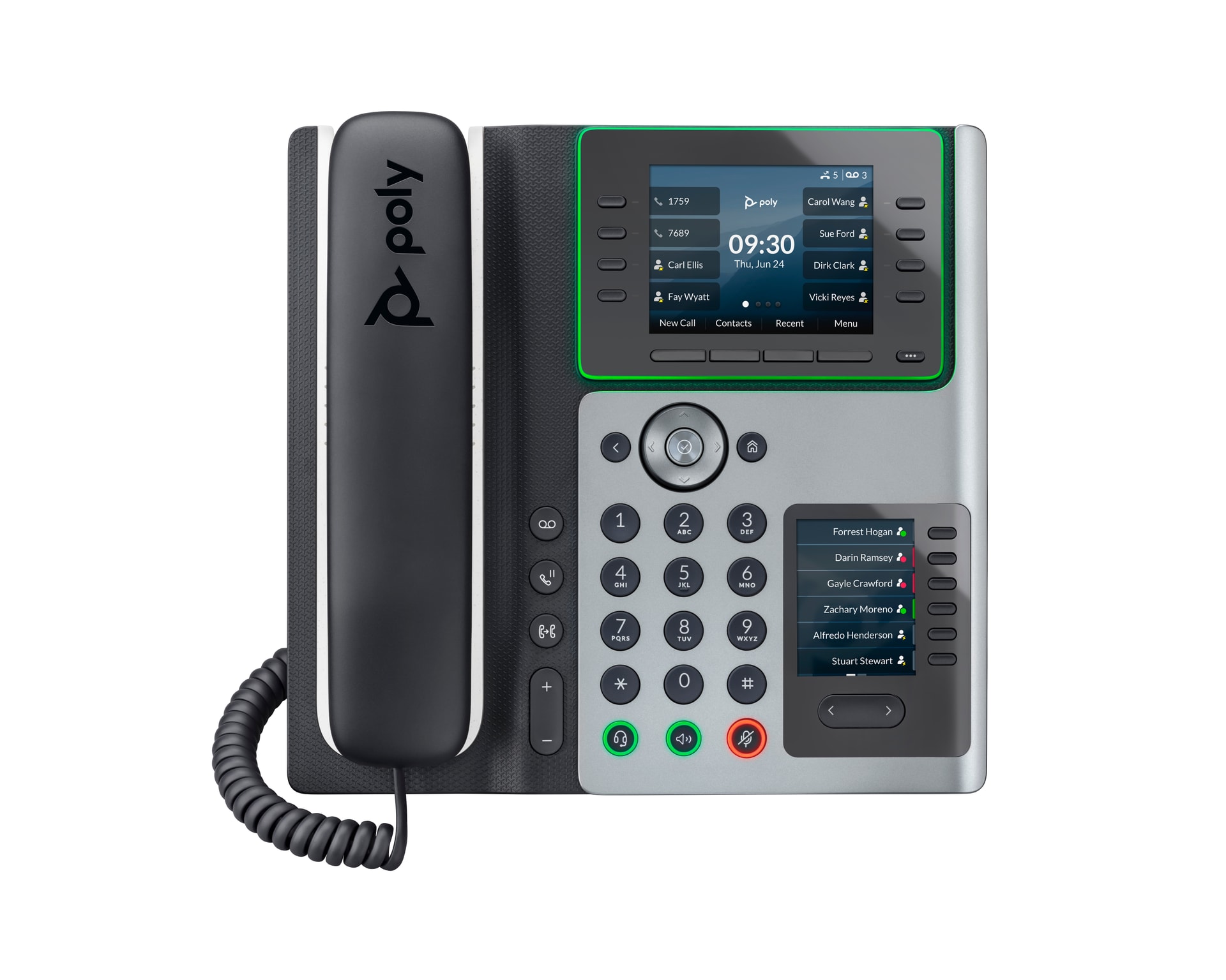 HP Poly Telefone IP Poly Edge E450 com PoE, imagem 1