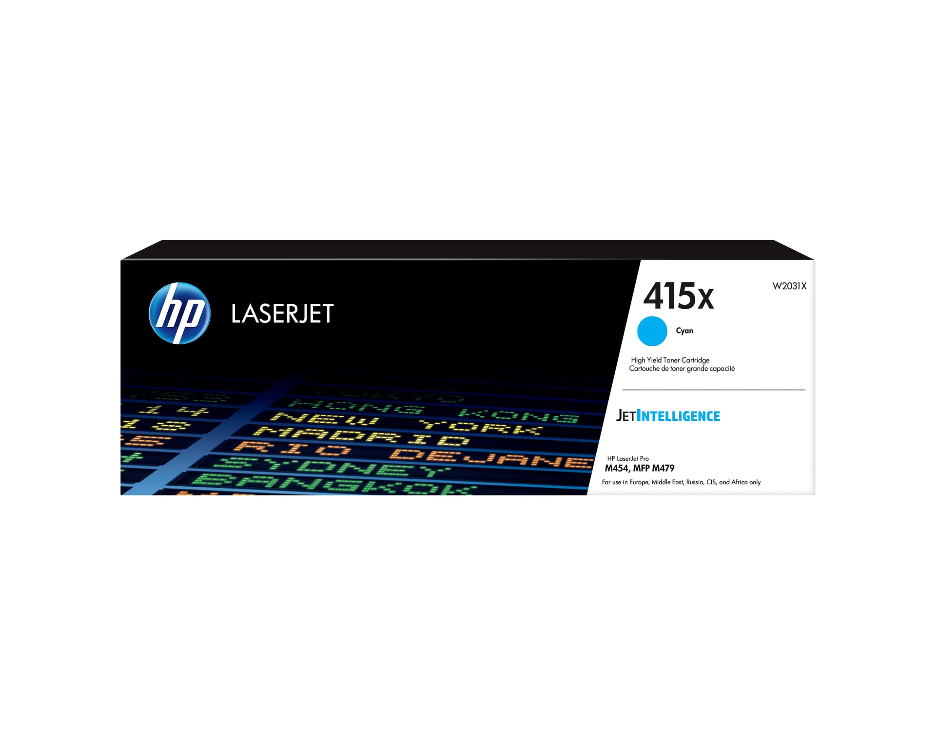 HP Toner LaserJet Original 415X Ciano de elevado rendimento